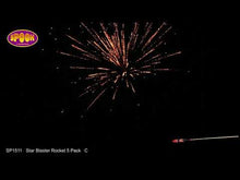 Load and play video in Gallery viewer, Spook Star Blaster Rocket - 5 pack