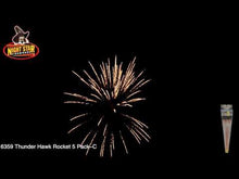 Load and play video in Gallery viewer, Night Star Thunder Hawk Rocket - 5 pack