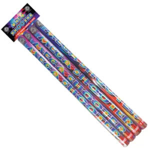 Bulldog - Mega Shooter 5 shot Roman Candle - 4 pack