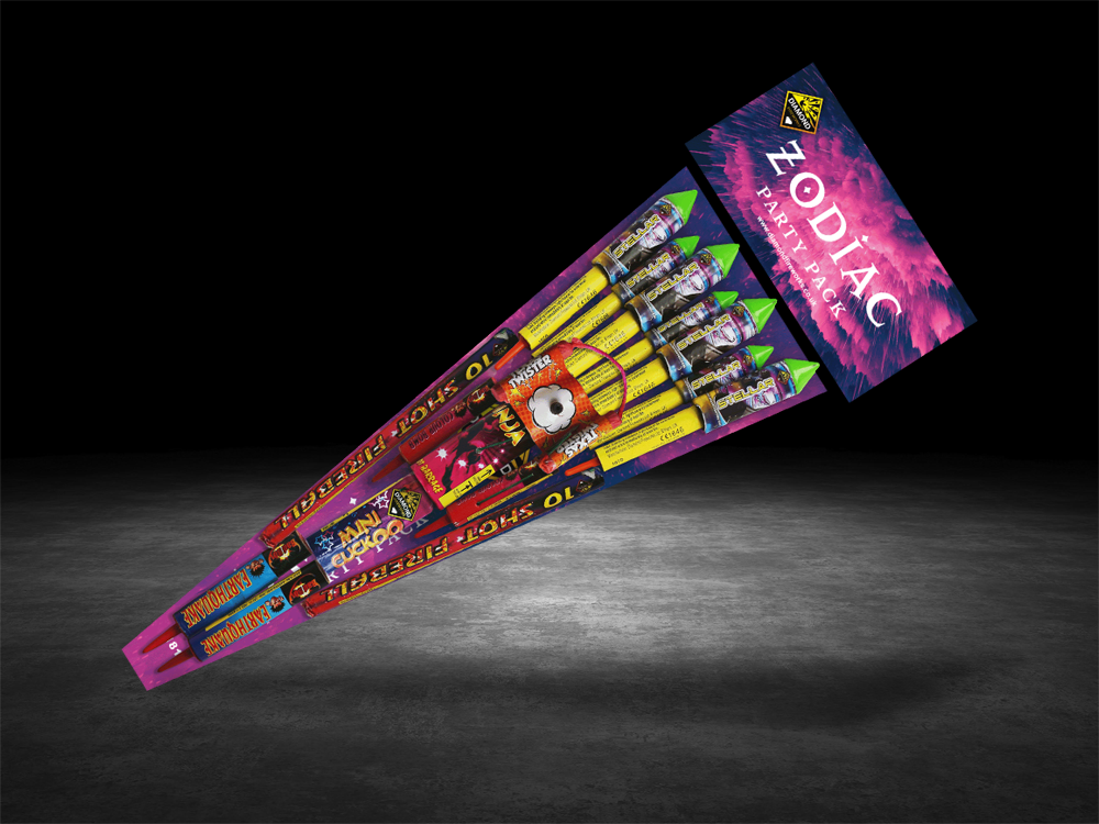 Zodiac Party Pack - 16 Fireworks