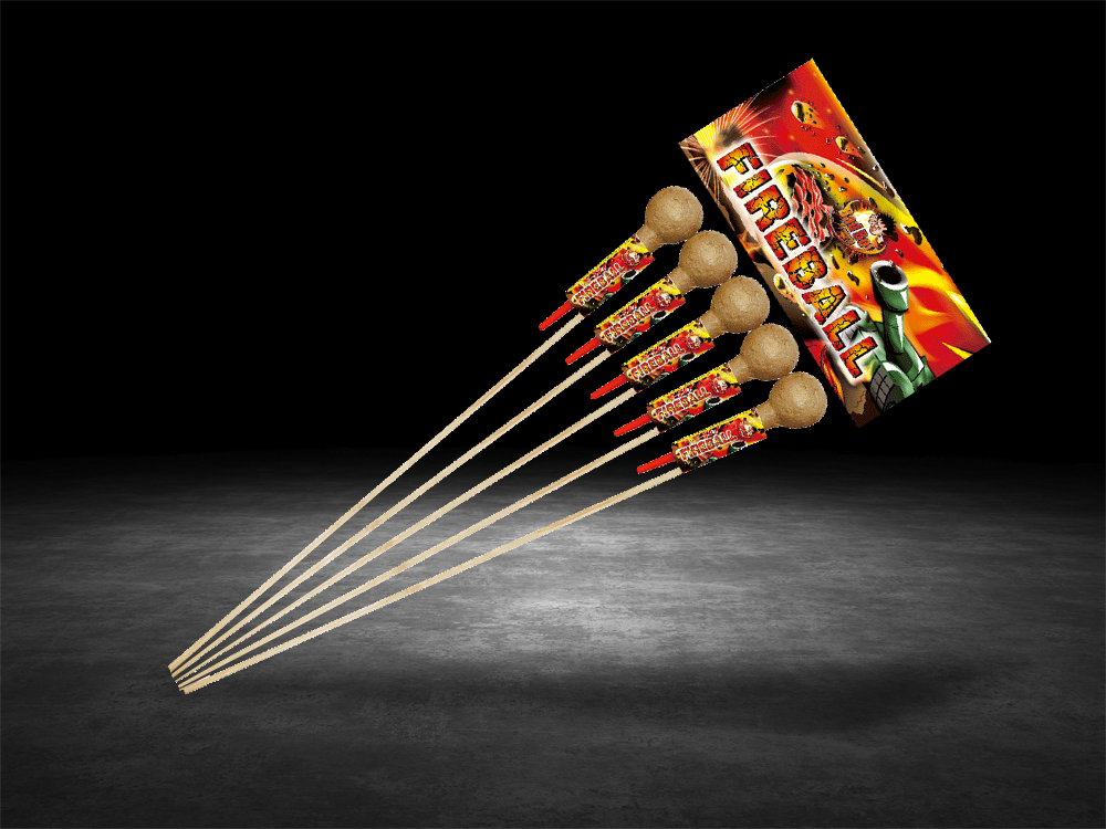 Bad Boy - Fireball Rockets - 5 pack