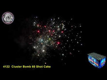 Load and play video in Gallery viewer, Cluster Bomb 60 Shot Cake
