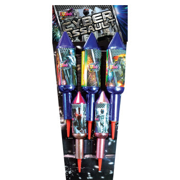 Cosmic Cyber Assault - 5pk Rockets