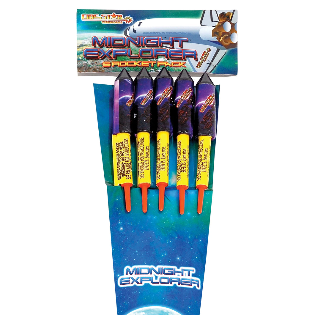 Midnight Explorer Rocket 5 Pack