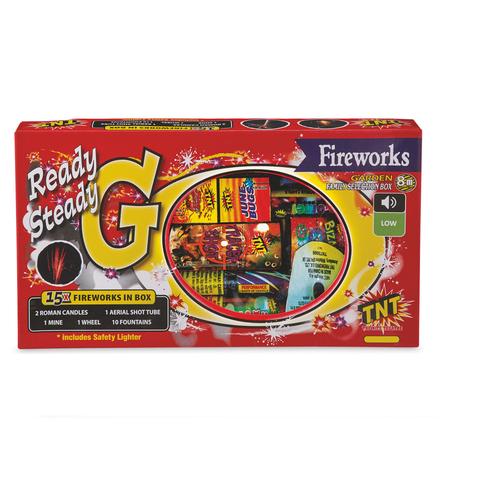 TNT Ready Steady Go – 15 Fireworks