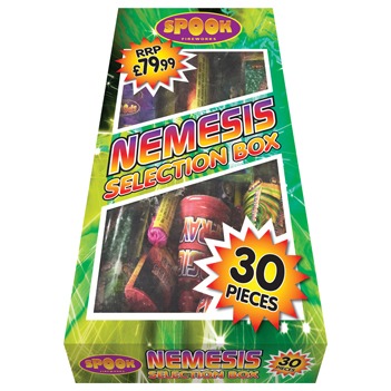 Spook Nemesis Selection Box - 30 Fireworks